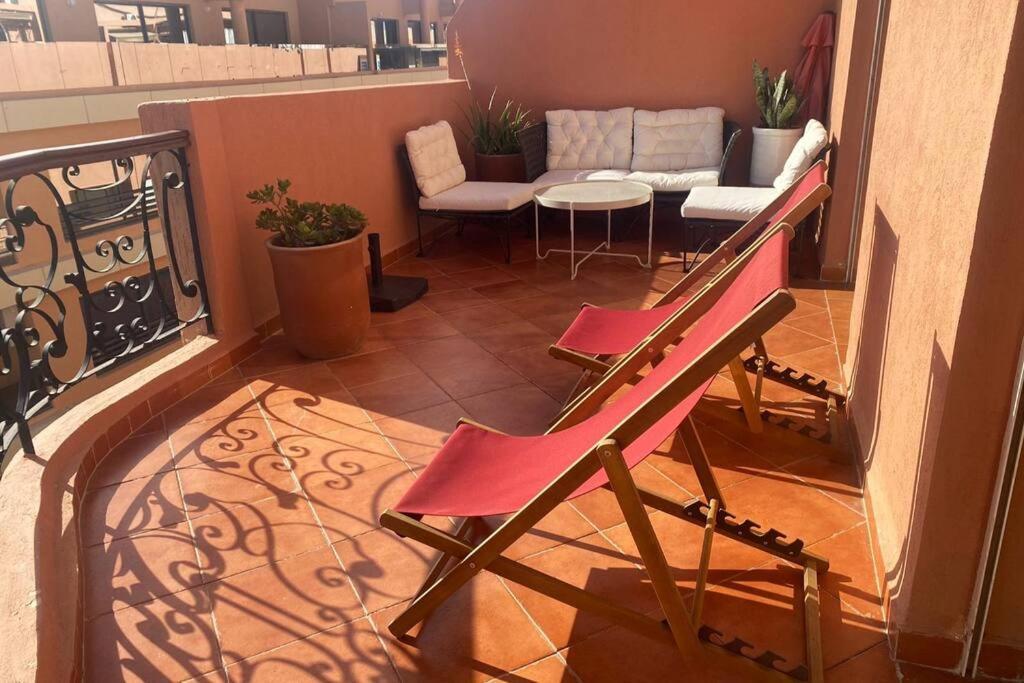 Sunny Terrace & Comfy Beds In Marrakech Apartment Marrakesh Exterior photo